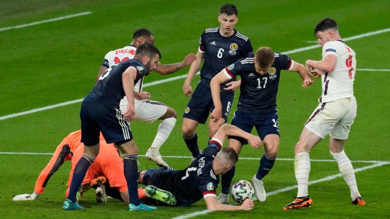 El conjunto de los tres leones tuvo un tropiezo con Escocia en Wembley.