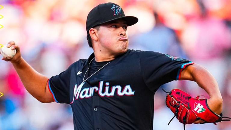 Valente Bellozo logró su segundo triunfo en las Grandes Ligas con los Marlins.