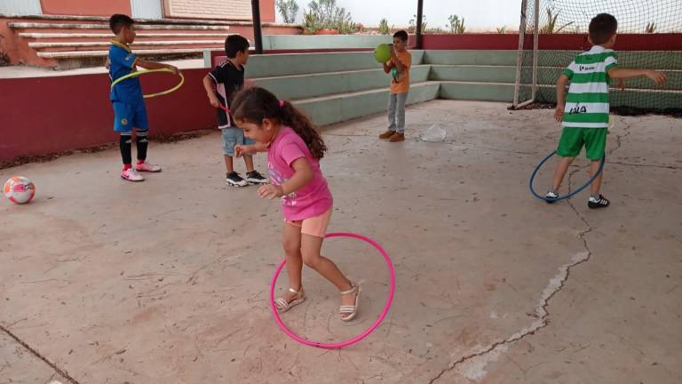 La activación fue dirigida a los niños y jóvenes de la comunidad Puerta de Canoas.