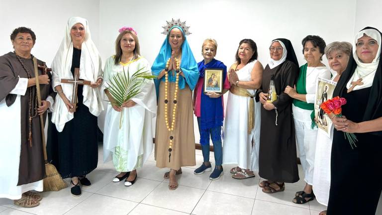 Damas de la Unidad Grupo Alerta de Anspac Mazatlán festejan a sus ‘Santos’