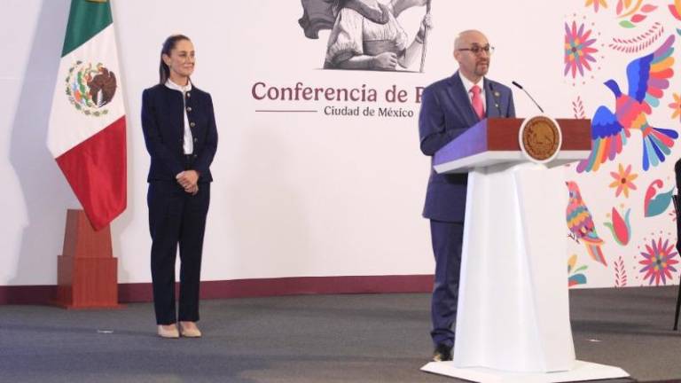 La Presidenta de México, Claudia Sheinbaum Pardo y el presidente de la Concanaco Servitur, Octavio de la Torre, presentan El Buen Fin 2024, que se realizará del 15 al 18 de noviembre en todo el País.