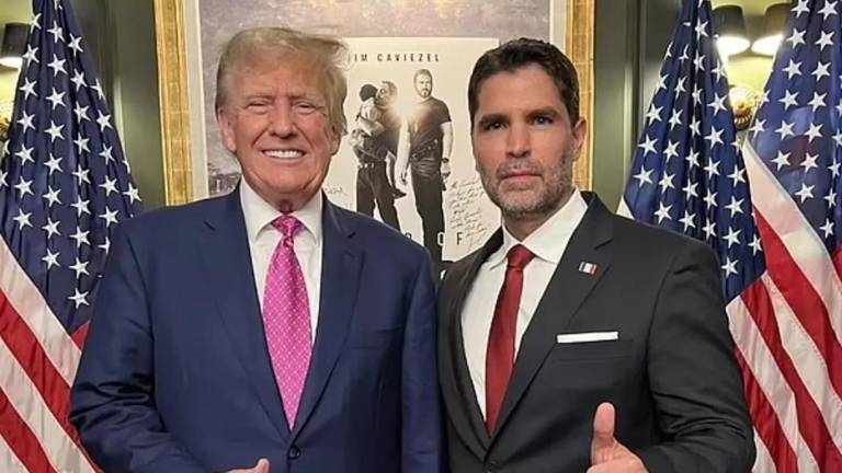 Donald Trump y José Eduardo Verástegui.