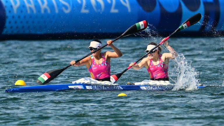 Karina Alanís y Beatriz Briones se ubicaron en el segundo lugar de la Final B, que les permitió ocupar el décimo puesto general del K2-500 metros en París 2024.