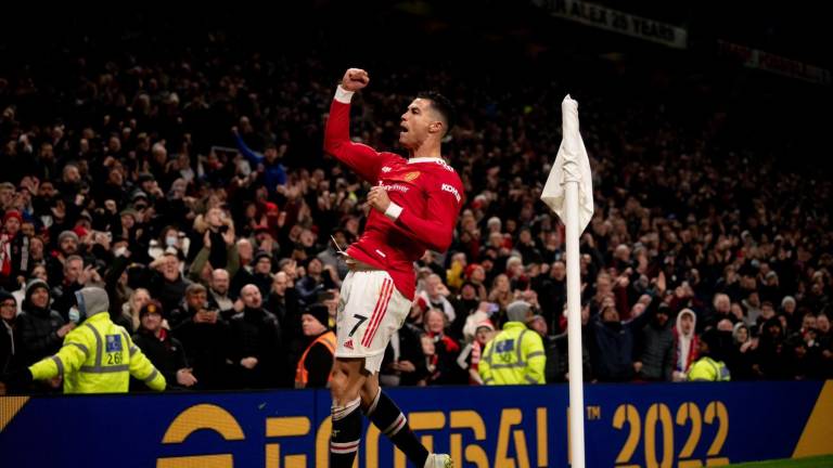 Cristiano Ronaldo se reencontró con el gol y el Manchester United con la victoria.