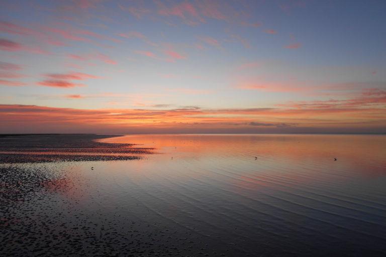 $!Atardecer en Bahía de los Ángeles, en el norte de la costa del Pacífico mexicano.