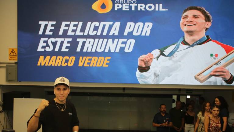 Marco Alonso Verde Álvarez sigue recibiendo homenajes y estímulos tras lograr medalla olímpica.