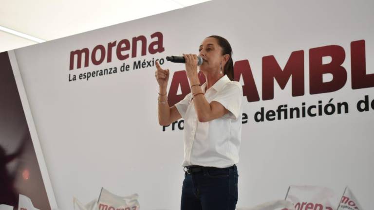 Claudia Sheinbaum encabeza mitin en Culiacán con más de 10 mil personas