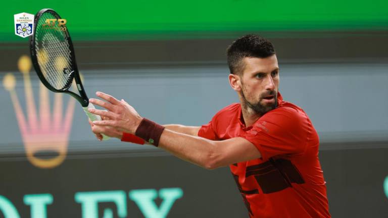 Novak Djokovic jugó su primer partido ante Jakub Mensik en cuartos de final de Shanghái.