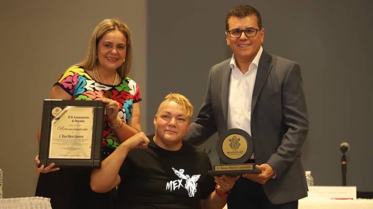 Reconoce Ayuntamiento de Mazatlán a para atleta olímpica Rosa María Guerrero