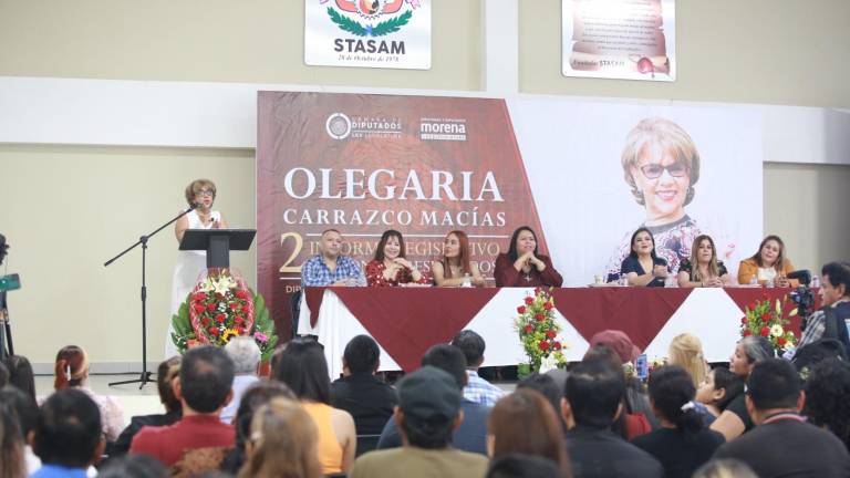 Informe legislativo de la Diputada federal Olegaria Carrazco.