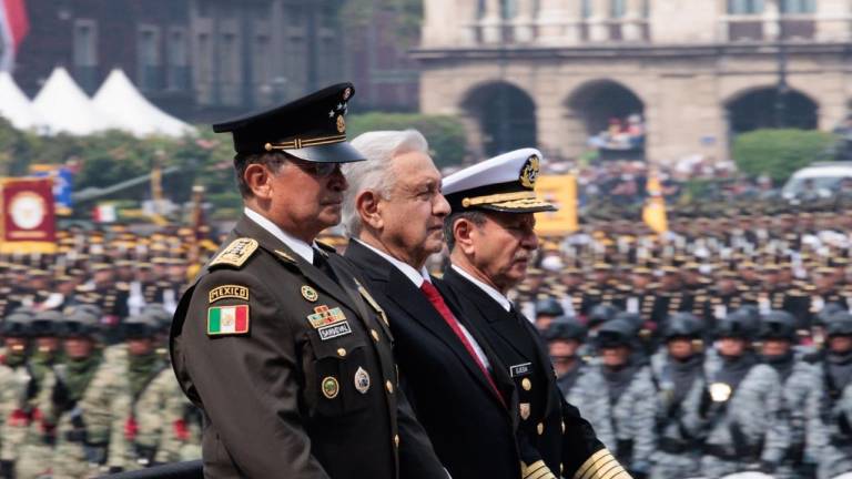 El Presidente Andrés Manuel López Obrador encabezó el último desfile militar de su administración.