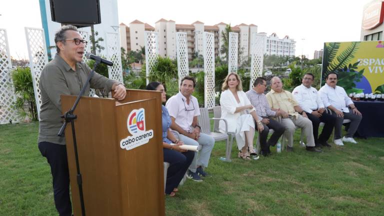 Luis Osuna Vidáurri, director general de Grupo Panamá, presentó el proyecto Cabo Carena, Destino Vivo, en Mazatlán, destacando su compromiso con el comercio local y la sustentabilidad.