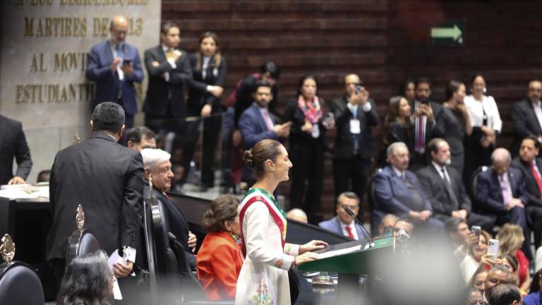 ’Es tiempo de mujeres’, dice Claudia Sheinbaum en su primer discurso