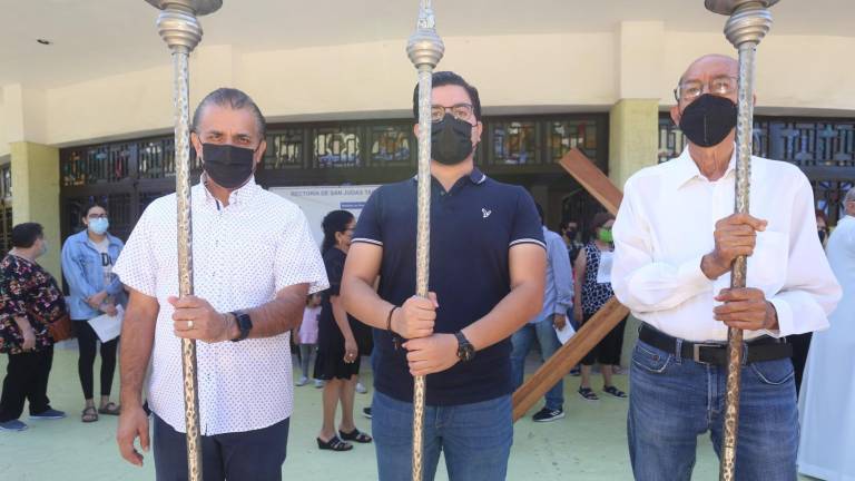 Recuerdan el viacrucis de Cristo en San Judas