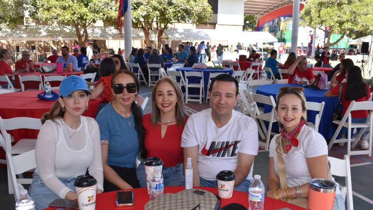 Compiten rojos y azules en convivencia en el Instituto Senda