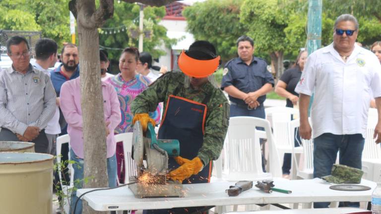 El canje de armas será desde este lunes 19 de agosto hasta el viernes 31 de agosto de 9:00 de la mañana a 15:00 horas.