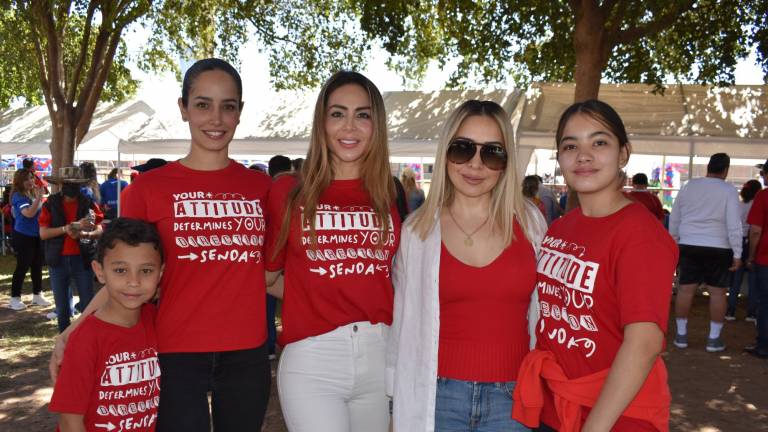 Compiten rojos y azules en convivencia en el Instituto Senda