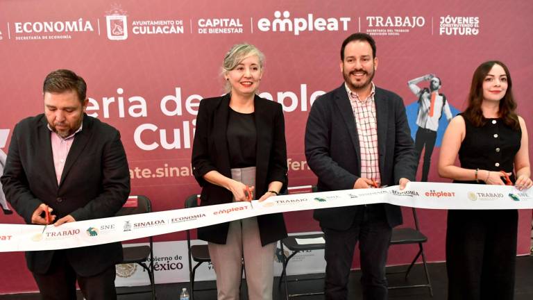 Inauguración de la última Feria del Empleo de 2024 en Culiacán.