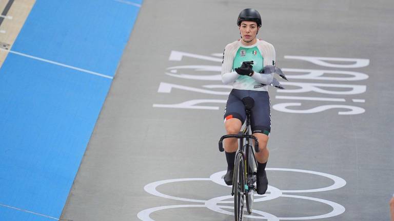 Luz Daniela Gaxiola compitió este viernes en la velocidad femenil.