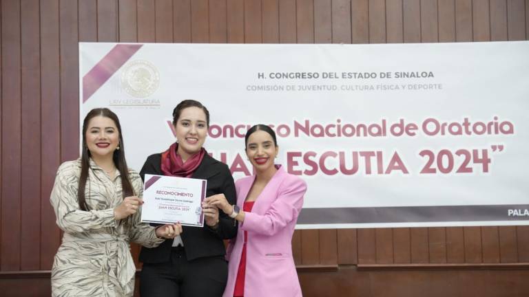 Representará Rubí Osuna Lizárraga a Sinaloa en concurso nacional de oratoria