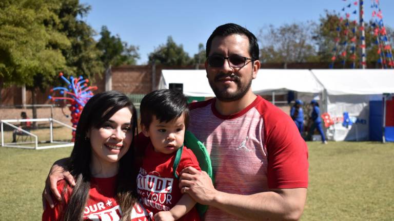 Compiten rojos y azules en convivencia en el Instituto Senda