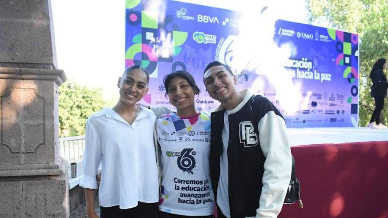 Corren por la educación y la paz en Sinaloa, en la sexta edición de la Carrera Pro Educa