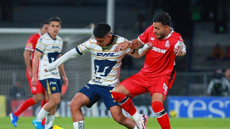 Pumas y Toluca empatan.