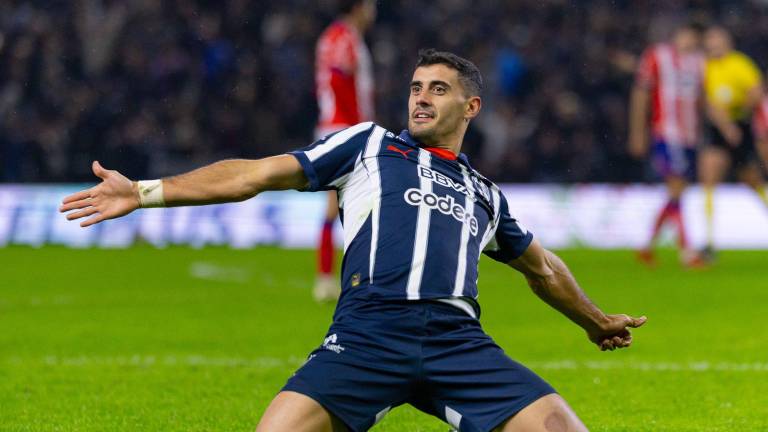 Germán Berterame marcó el segundo gol de Rayados.