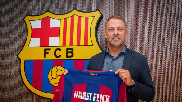 Barcelona presenta a Hansi Flick como su nuevo director técnico