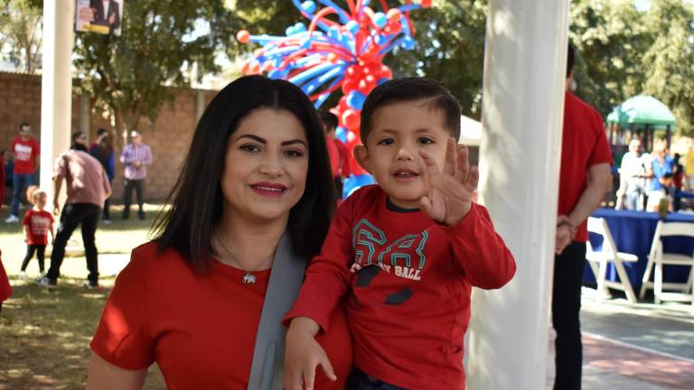 Compiten rojos y azules en convivencia en el Instituto Senda