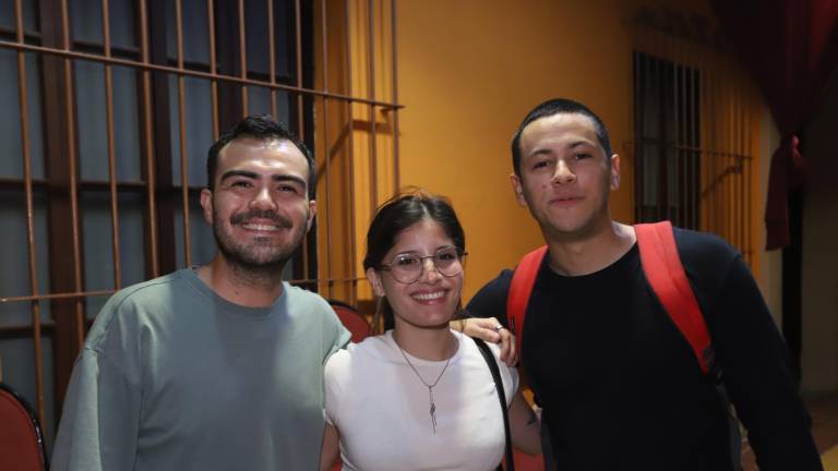 Manolo Díaz, Ana Urrea y Sebastián Sánchez.