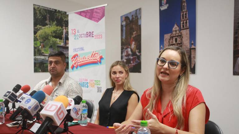 Autoridades de Durango dan a conocer los pormenores del Festival Cultural Revueltas 2023, próximo a celebrarse en octubre.