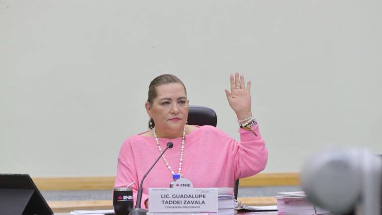 La presidenta del INE, Guadalupe Taddei Zavala, tendrá más facultades aprobadas por el Senado.