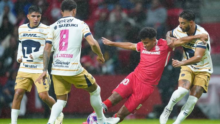 Pumas rescató un vital empate ante Toluca en el infierno