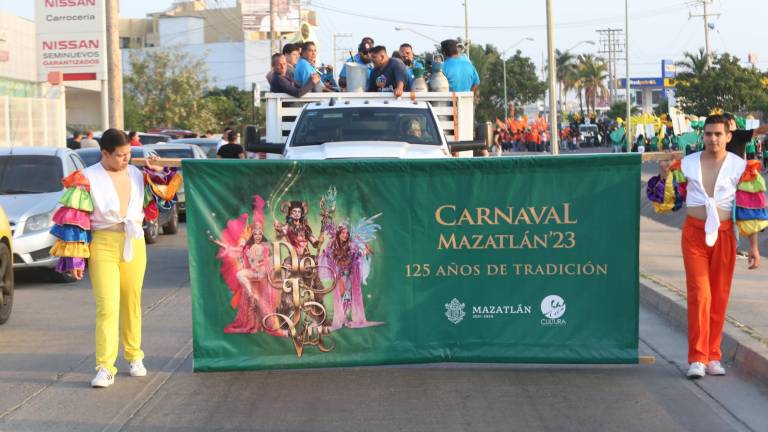 Llega el bullicio a Mazatlán con la manifestación del Carnaval 2023