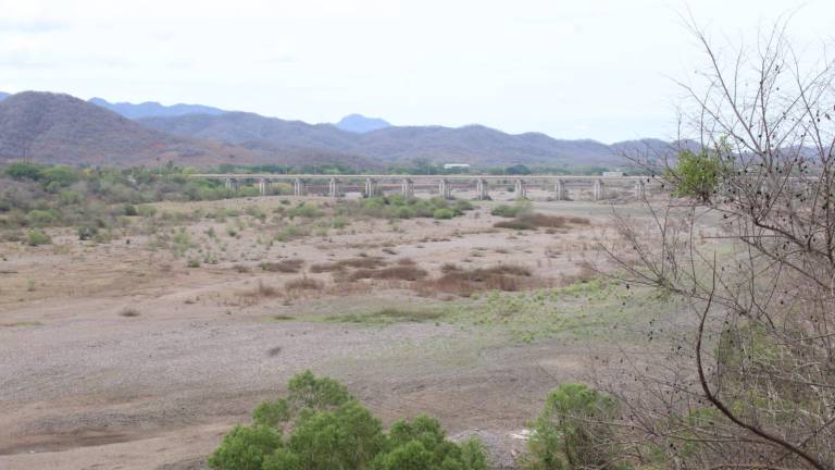 El río Baluarte no se benefició por las intensas lluvias del jueves.