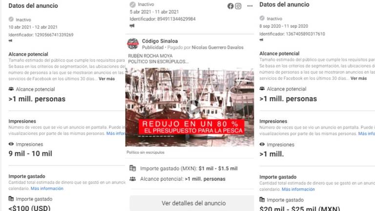 Diferentes páginas de Facebook pagan campañas para defender a un candidato y atacar a otros.