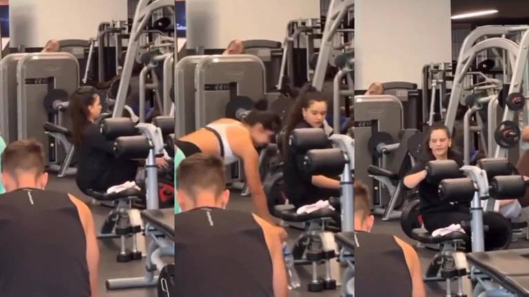 Captan a Rosalía entrenando en un gimnasio en la Ciudad de México