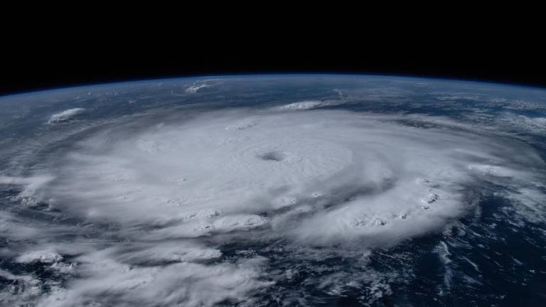 Imagen captada del huracán Beryl el lunes por la NASA.