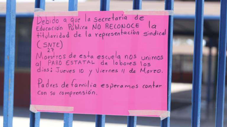 No existe una sola razón para el segundo paro del SNTE 27, es una demanda política no laboral: SEPyC