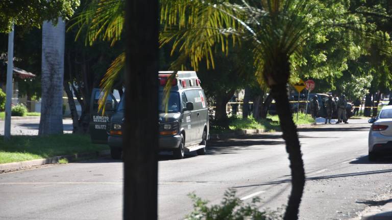 Zona de La Campiña, en Culiacán, donde la mañana de este lunes se presentó una balacera.