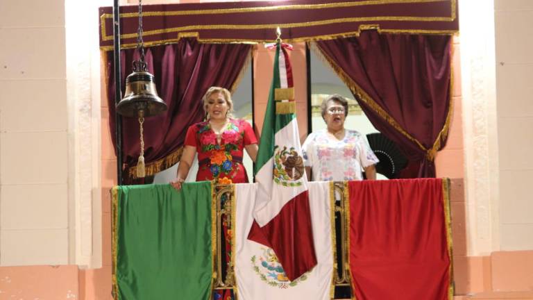 La Alcaldesa sumó a su grito un “Viva Sinaloa”.