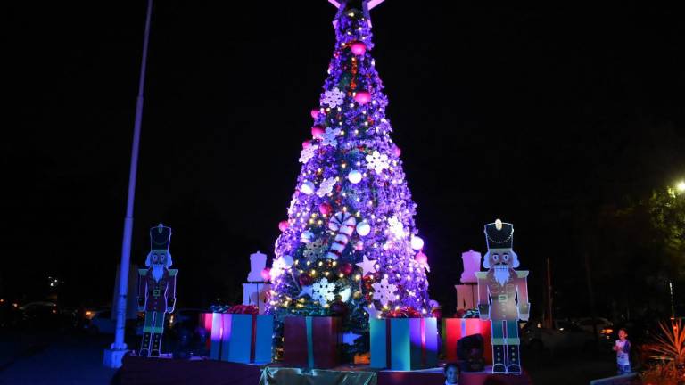 El árbol de Navidad brinda alegría a chicos y grandes.