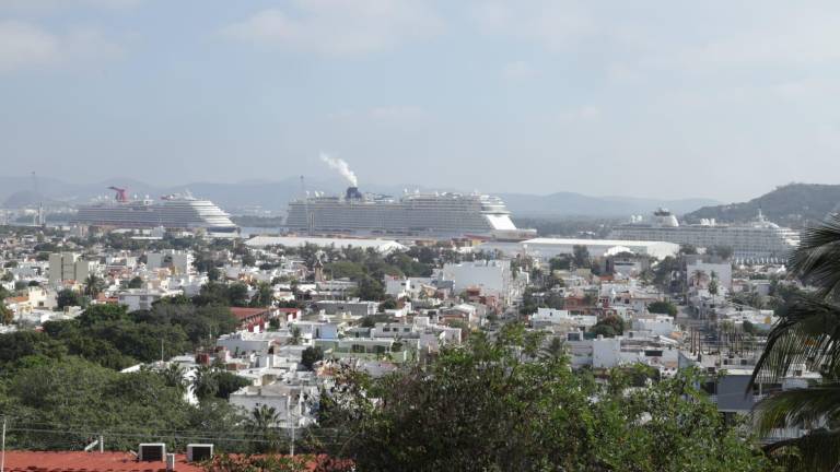 Arriban tres cruceros turísticos a Mazatlán esta Navidad