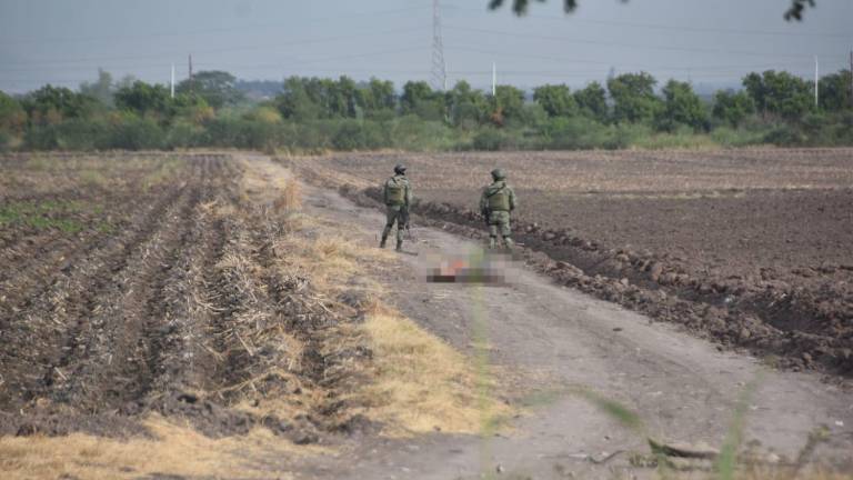 Dos hombres fueron encontrados asesinados al sur de Culiacán.