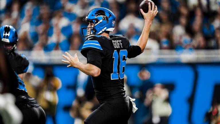 Jared Goff fue figura en el triunfo de los Leones.