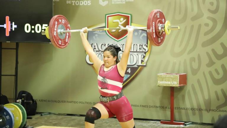 Levanta Sinaloa 10 medallas en pesas en Nacionales Conade