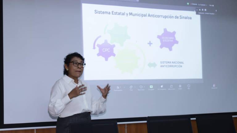 Raquel Zapién Osuna presentó la Agenda Anticorrupción con Enfoque de Desarrollo Sostenible del Sistema Estatal y Municipal Anticorrupción.