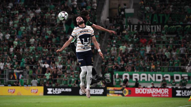 Con uno más, Pumas pierde ante Austin en su debut en la Leagues Cup