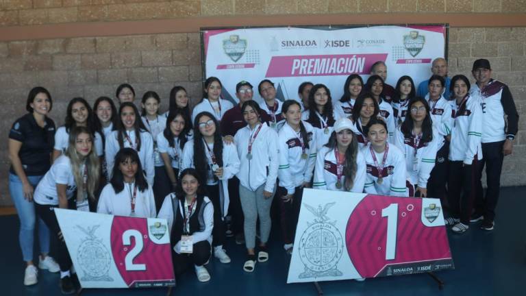 Mazatlán logra plata en Juvenil femenil y Ahome el oro.